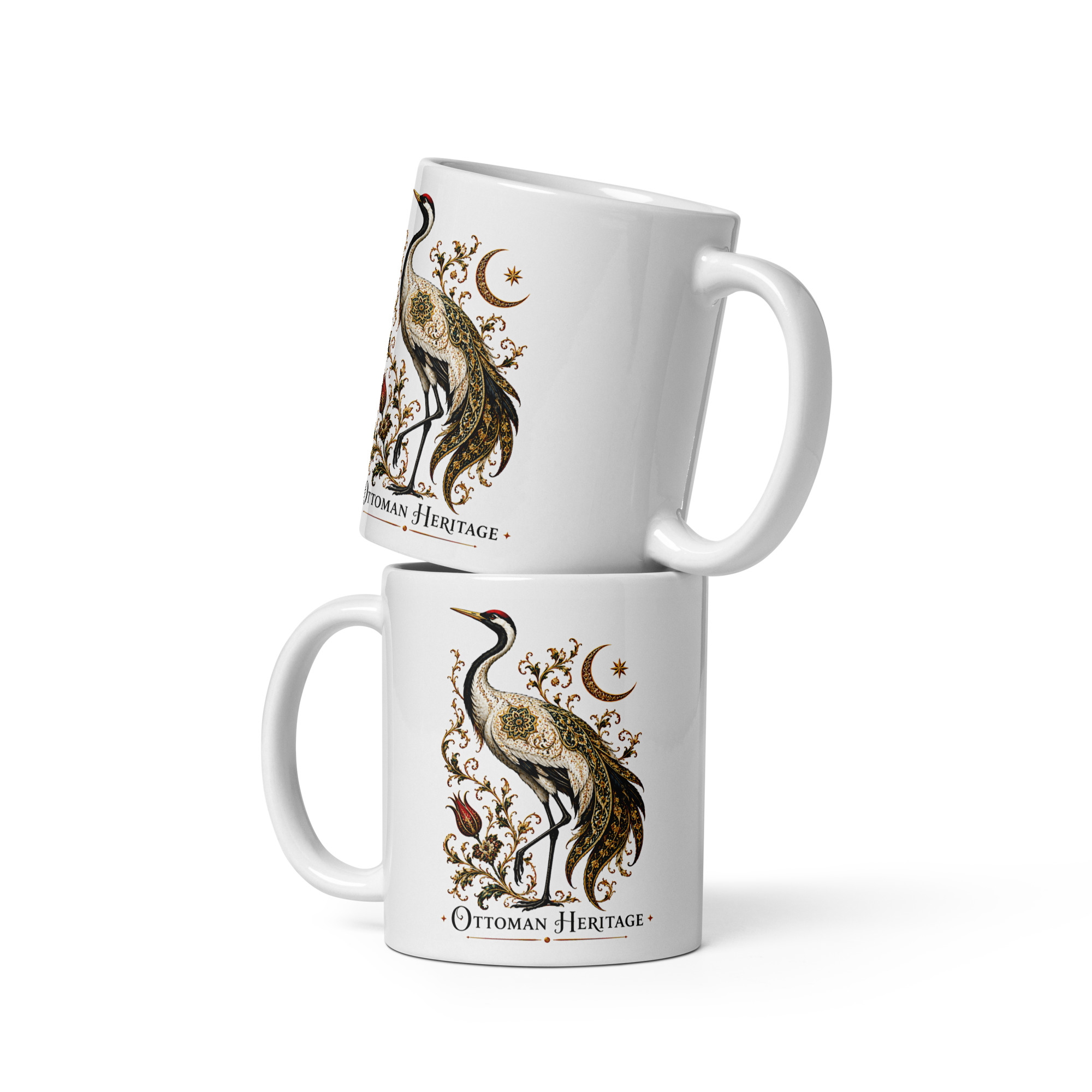 Kaffeetasse „Ottoman Heritage – Kranich“