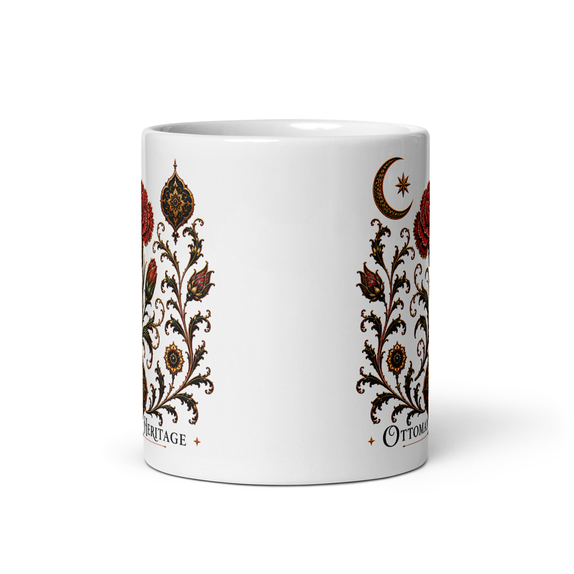 Kaffeetasse „Ottoman Heritage – Nelke“ – Blütenkunst osmanischer Tradition