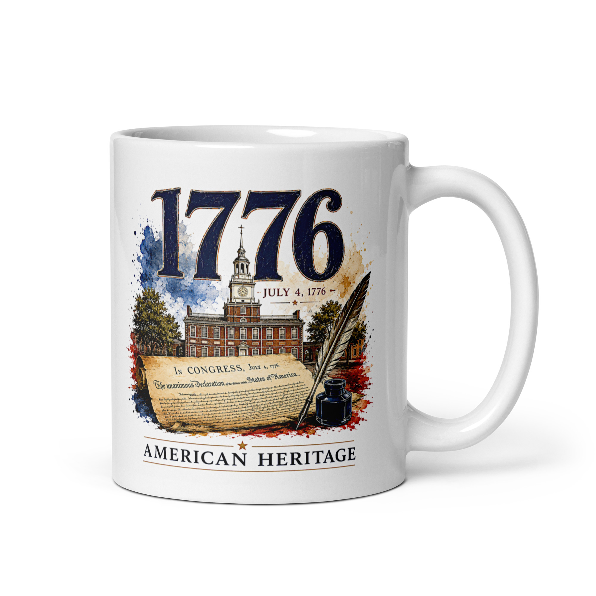 Kaffeetasse „American Heritage – 1776“ – Die amerikanische Unabhängigkeitserklärung