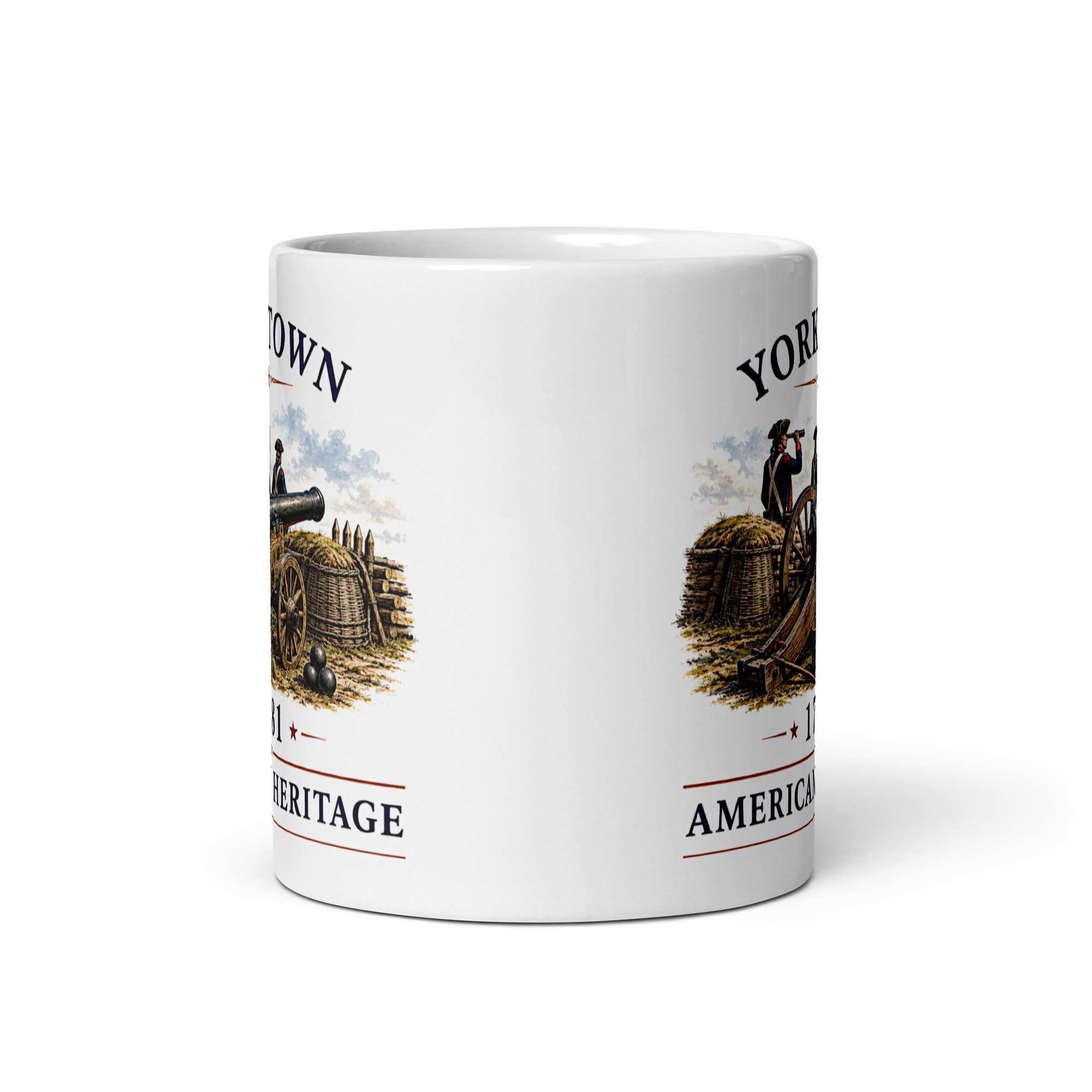 Kaffeetasse „American Heritage – Yorktown 1781“ – Entscheidung im Amerikanischen Unabhängigkeitskrieg