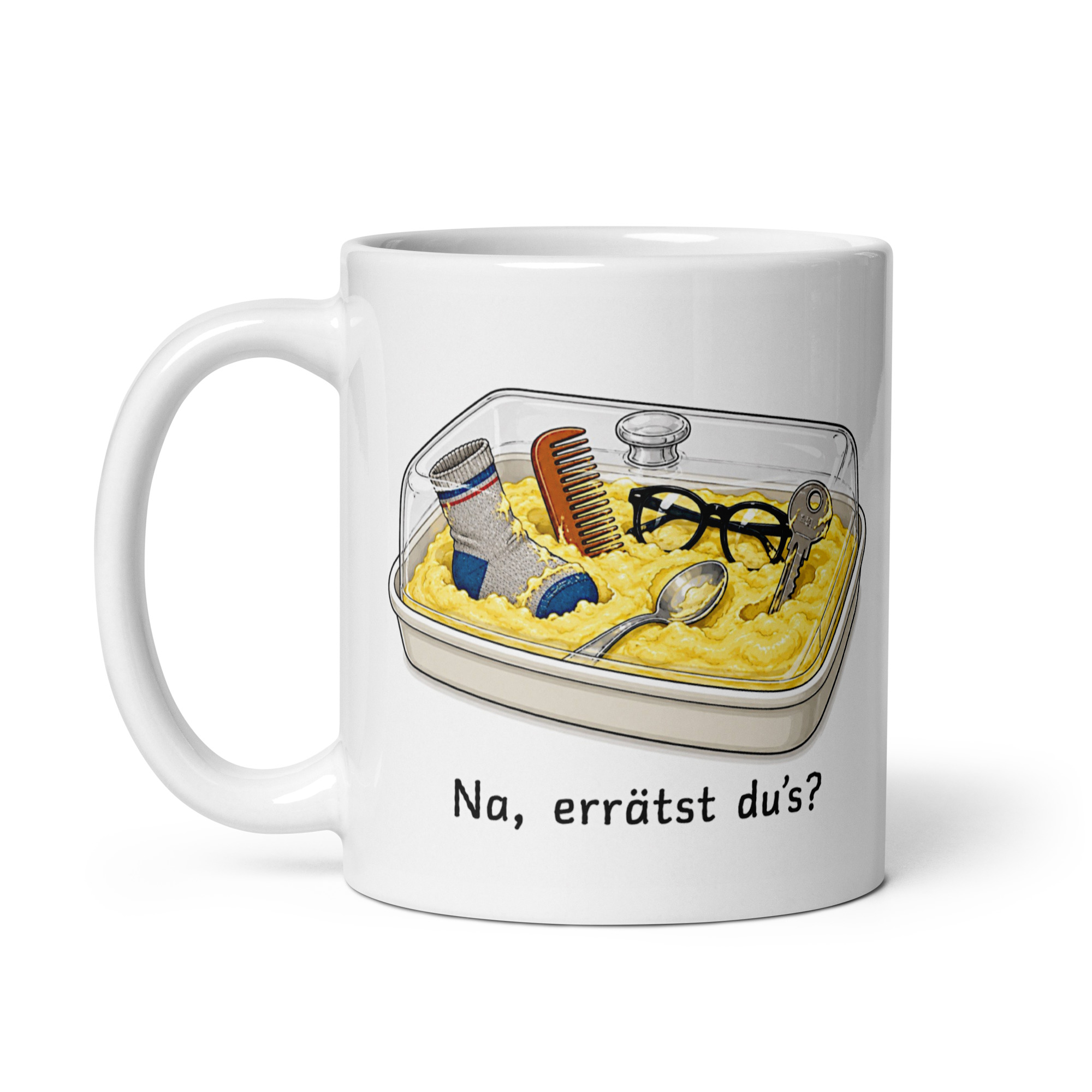 Kaffeetasse „Na, errätst du’s? – Alles in Butter“