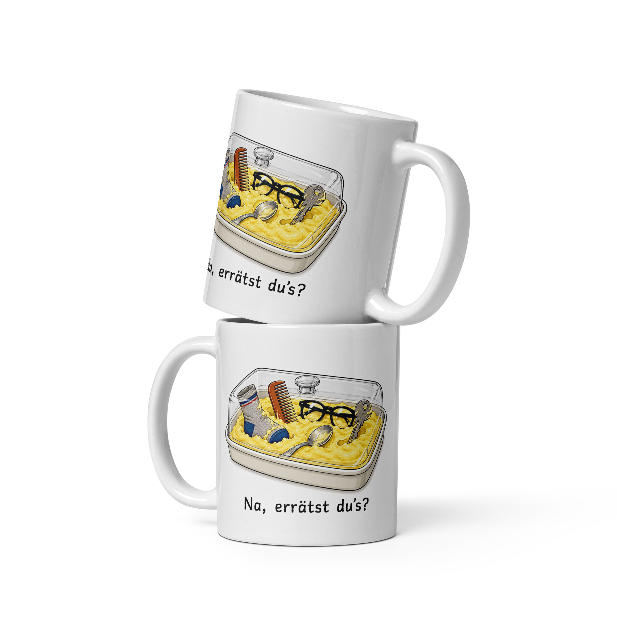 Kaffeetasse „Na, errätst du’s? – Alles in Butter“