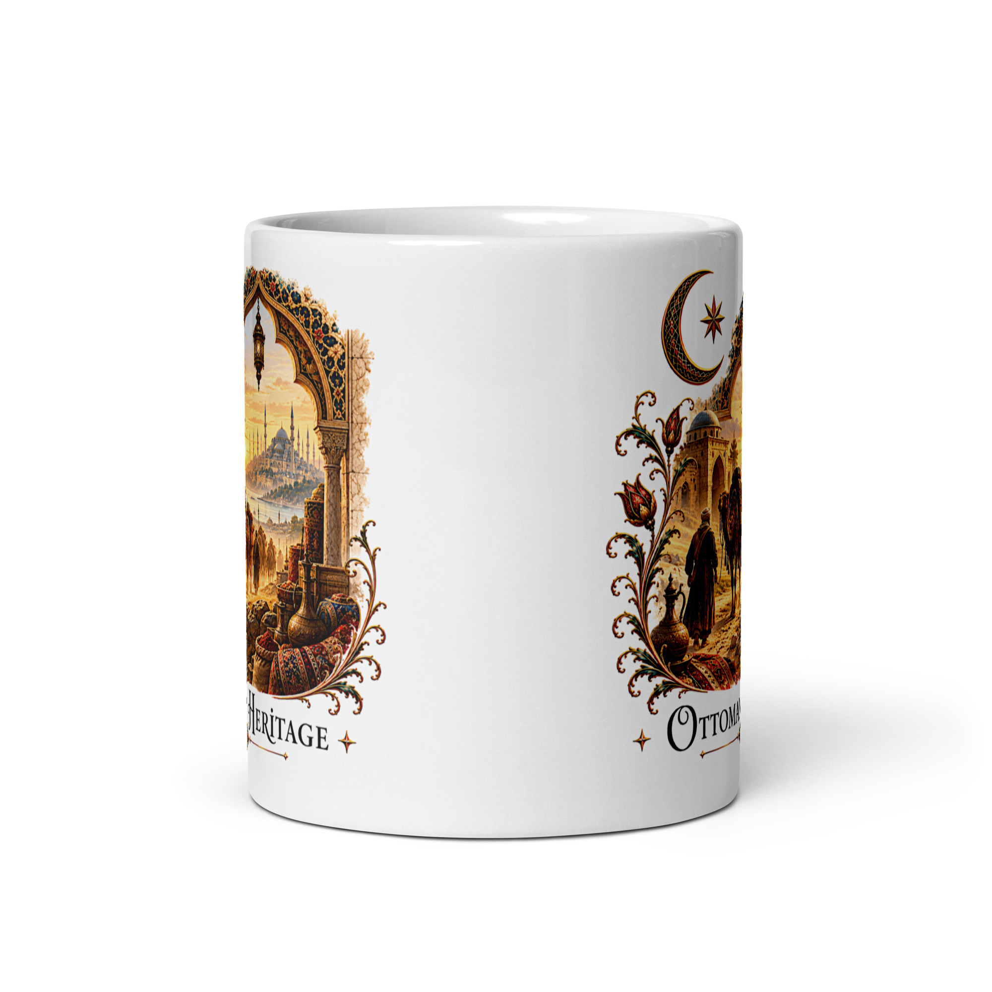 Kaffeetasse „Ottoman Heritage – Karawane am Bosporus“ – Historisch inspiriertes Motiv