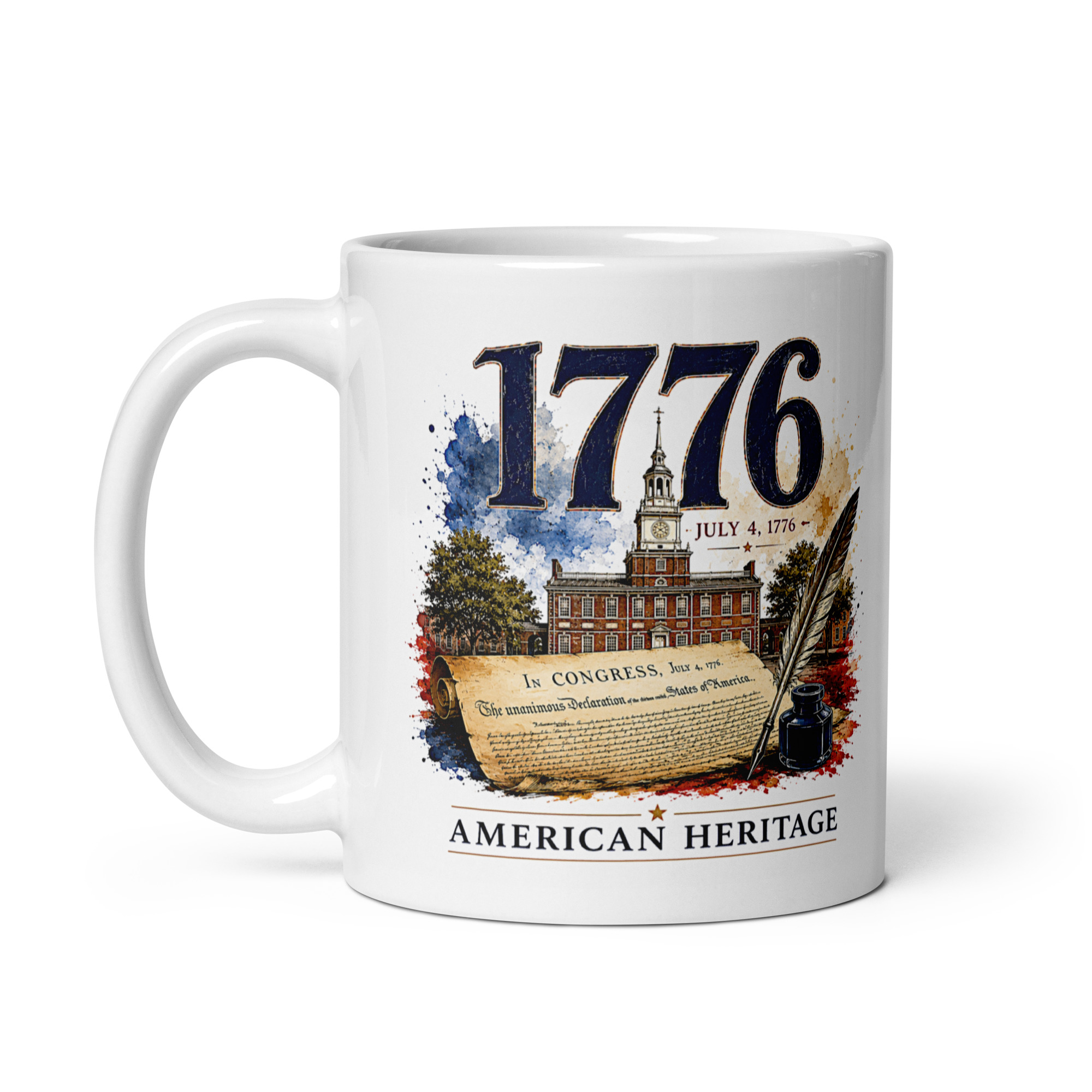 Kaffeetasse „American Heritage – 1776“ – Die amerikanische Unabhängigkeitserklärung