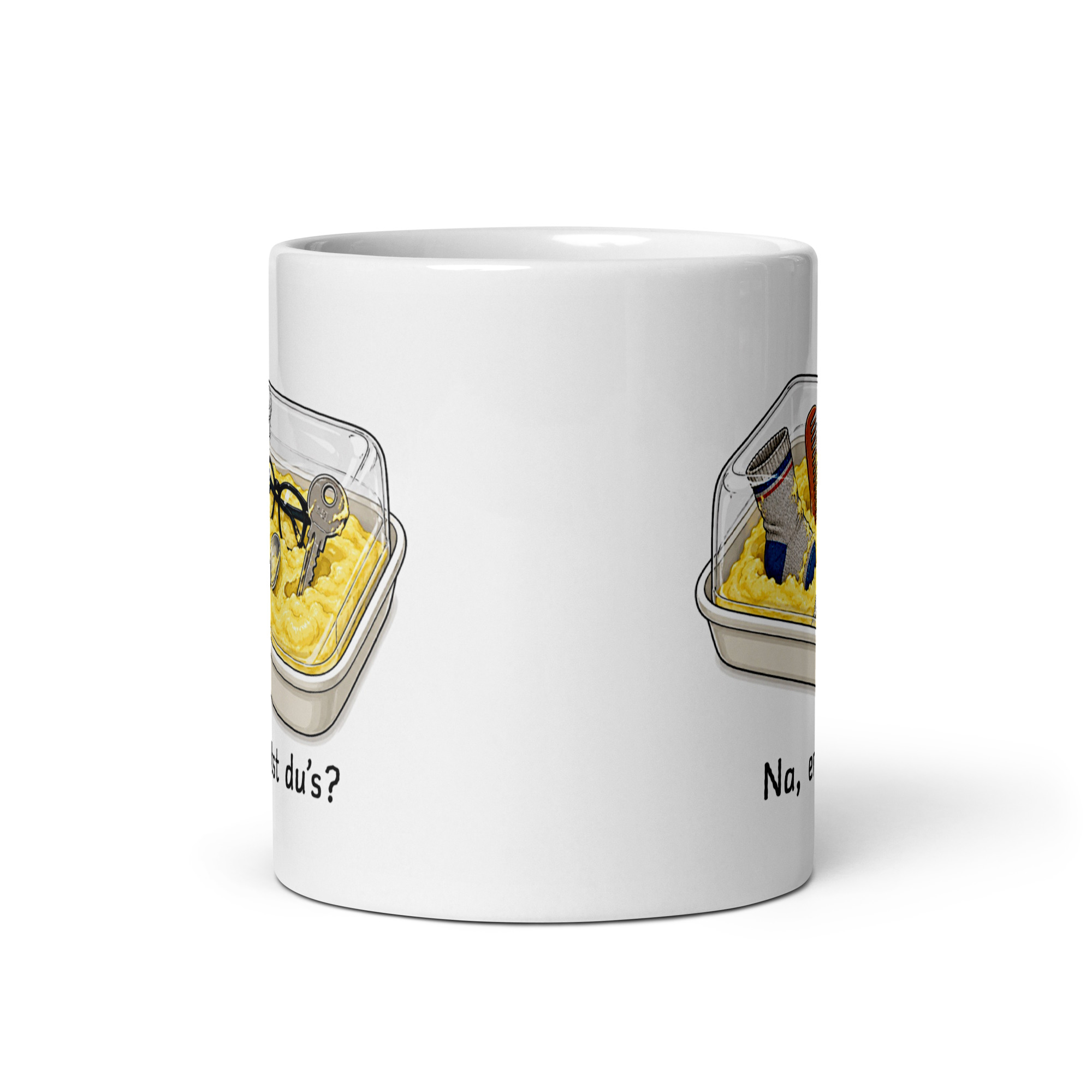 Kaffeetasse „Na, errätst du’s? – Alles in Butter“
