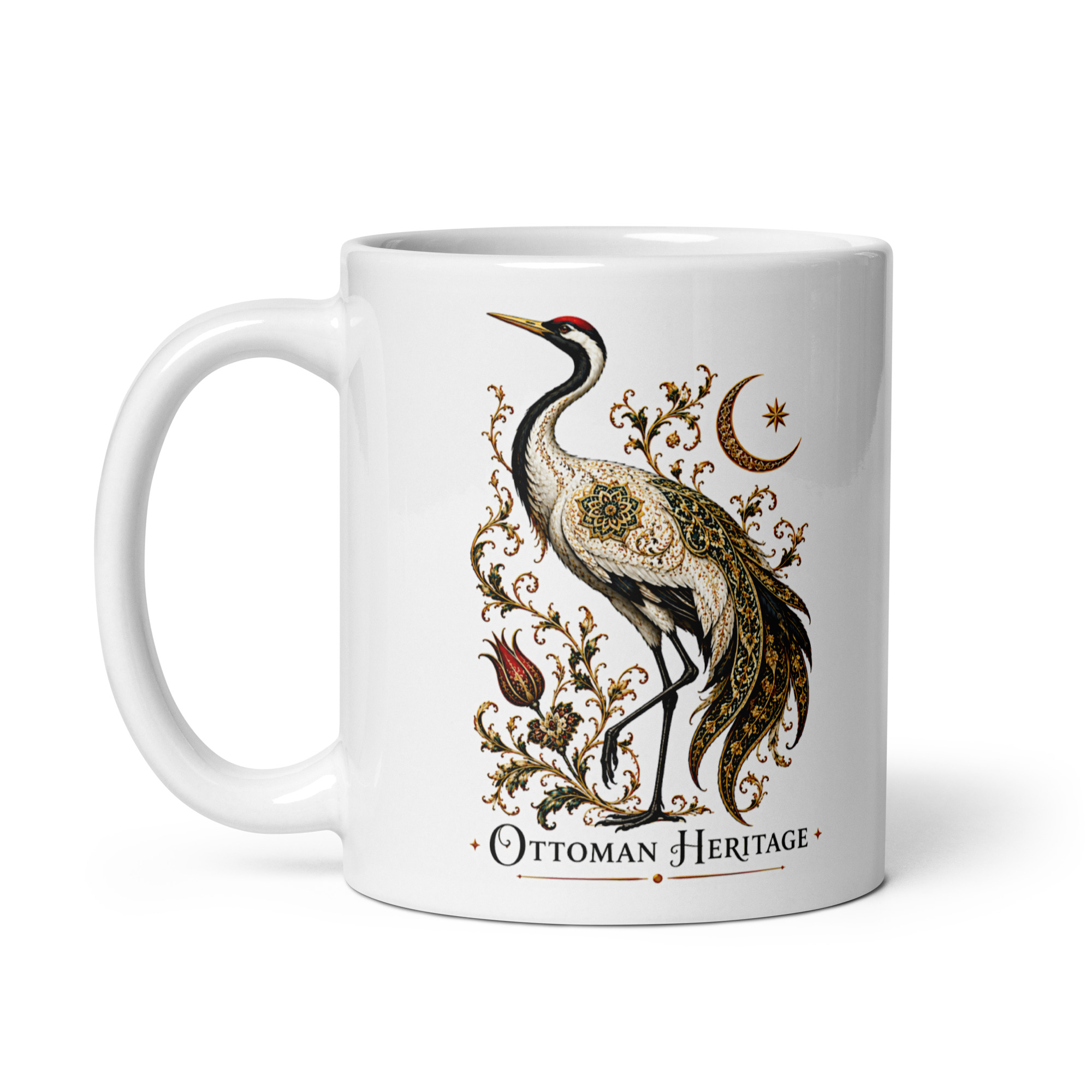 Kaffeetasse „Ottoman Heritage – Kranich“
