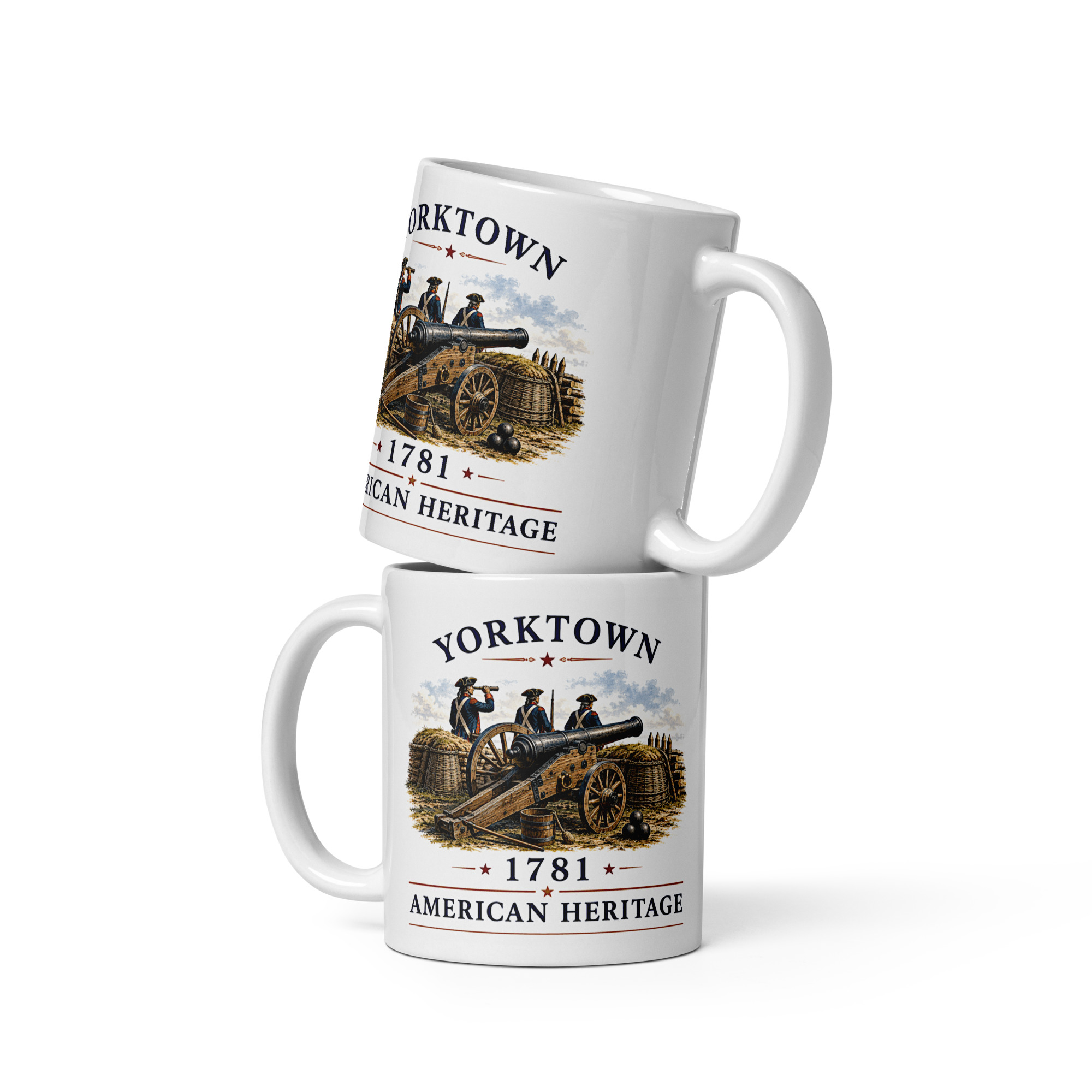Kaffeetasse „American Heritage – Yorktown 1781“ – Entscheidung im Amerikanischen Unabhängigkeitskrieg