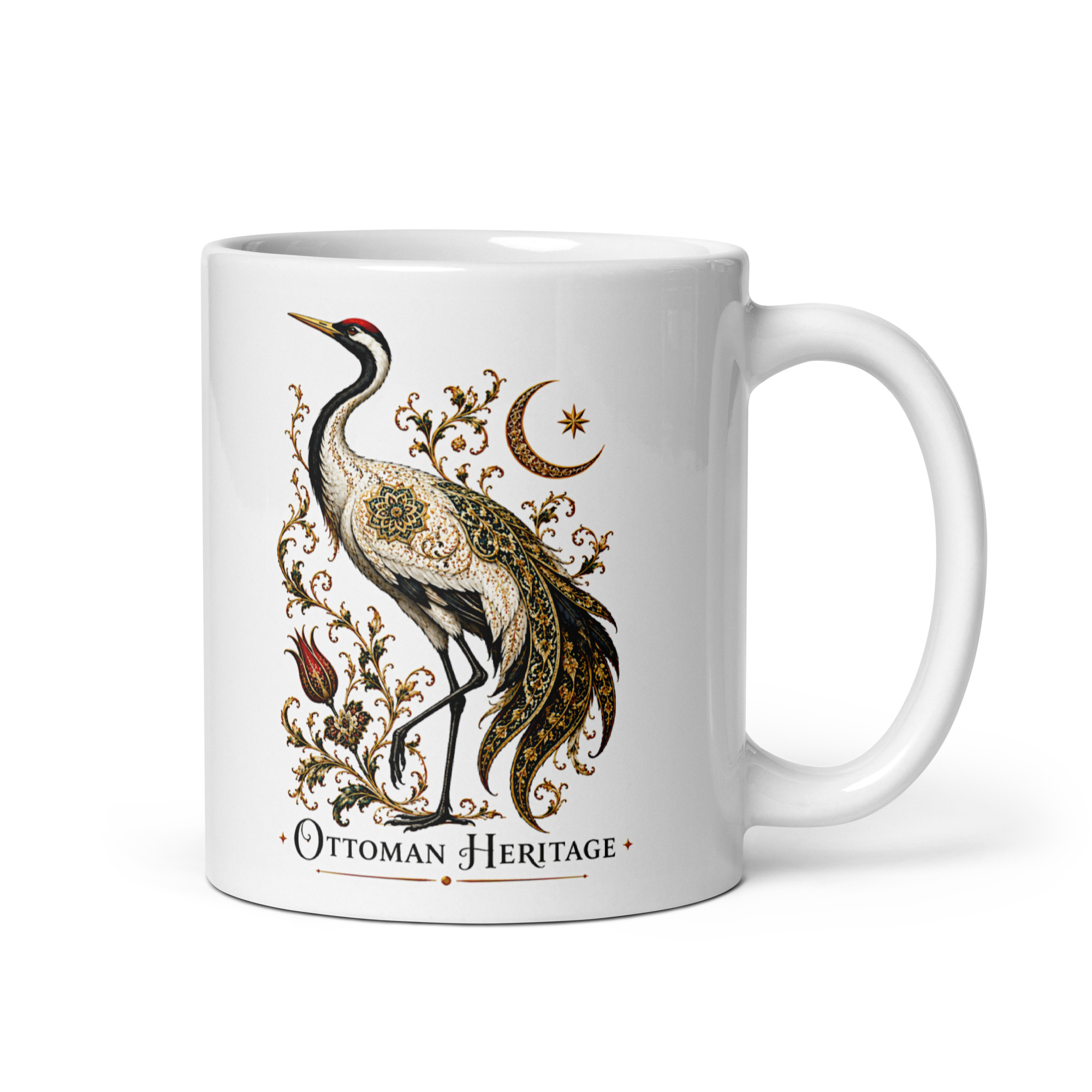 Kaffeetasse „Ottoman Heritage – Kranich“