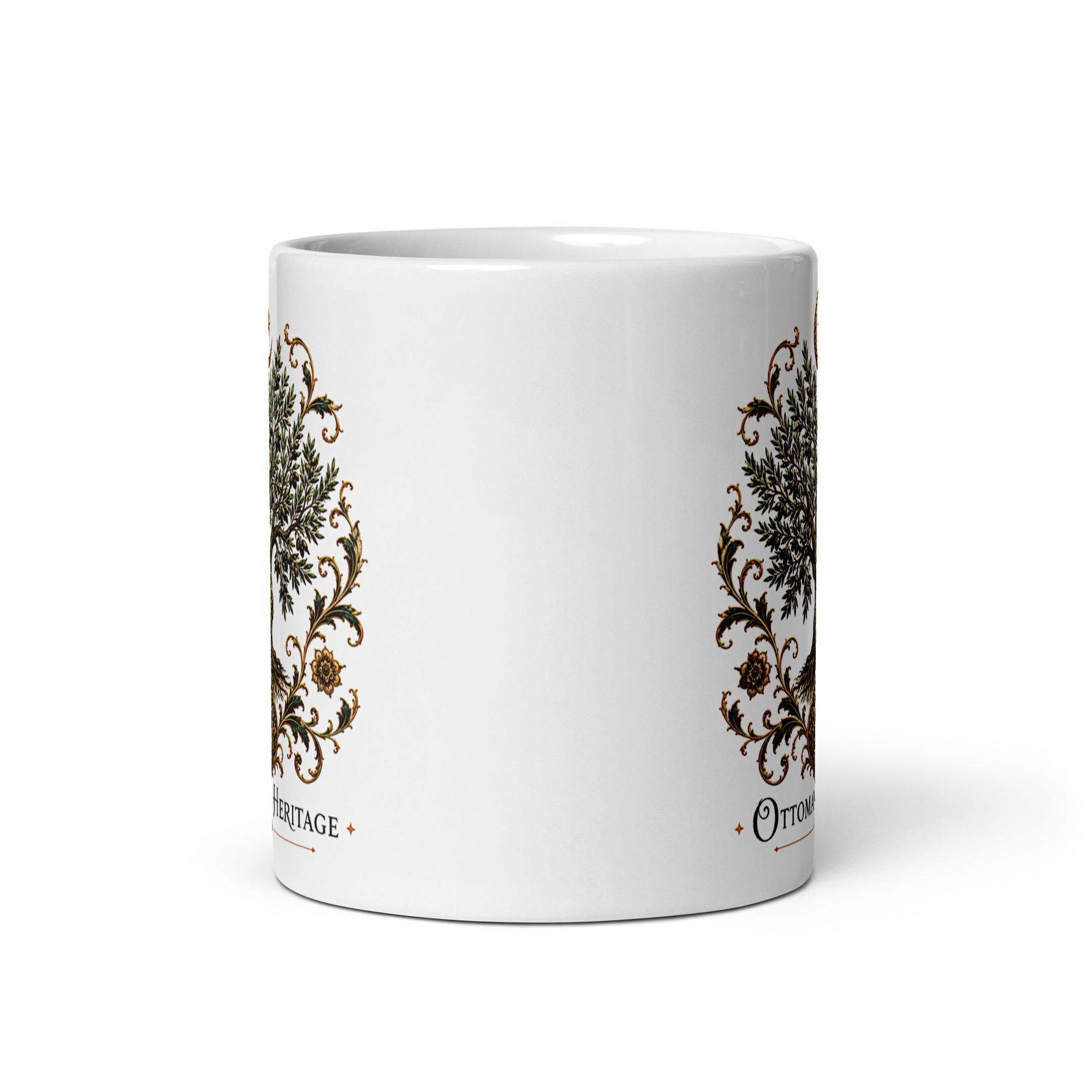 Kaffeetasse „Ottoman Heritage – Olivenbaum“ – Symbol für Frieden und Beständigkeit