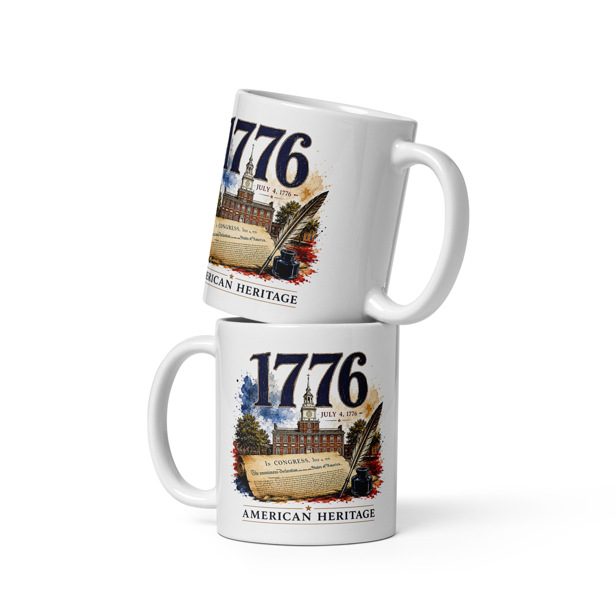 Kaffeetasse „American Heritage – 1776“ – Die amerikanische Unabhängigkeitserklärung